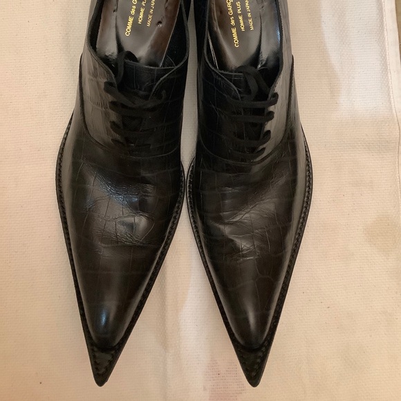 Comme Des Garçons Homme Plus SS15 Pointed Toe Leather Shoes Sz.27/9-US - Picture 6 of 13